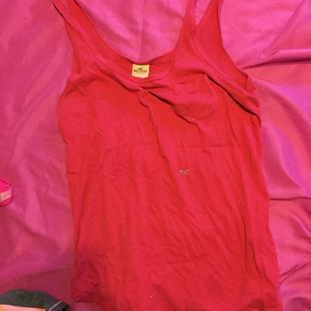 Hot Pink Hollister Tee